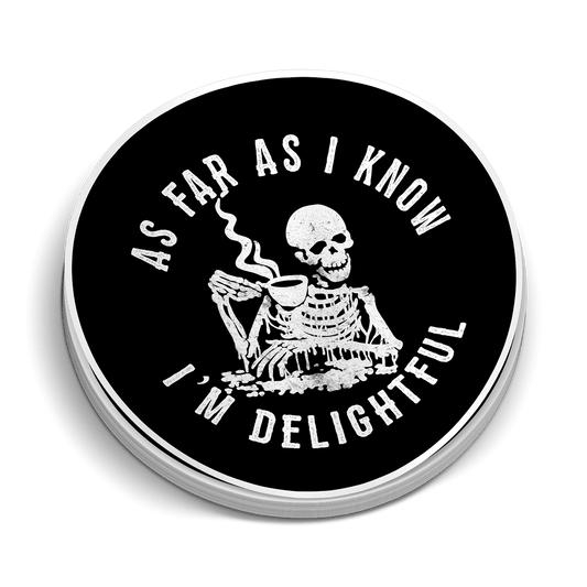 I'm Delightful Hard Hat Decal