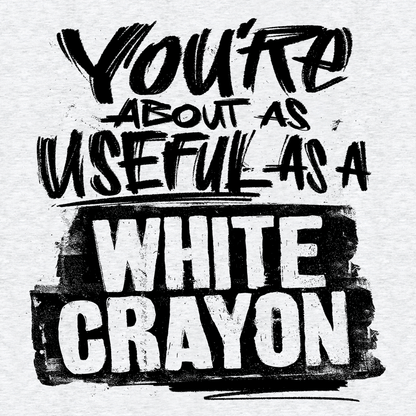 White Crayon - Safety Yellow T-Shirt
