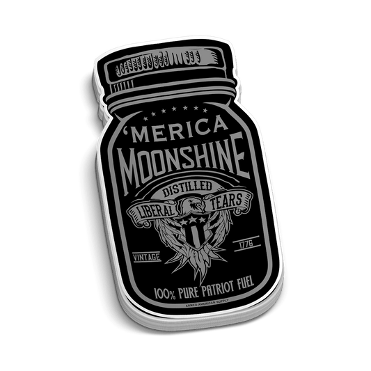 'Merica Moonshine Decal