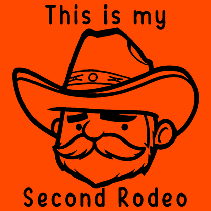 My Second Rodeo - Safety Yellow Pocket T-Shirt