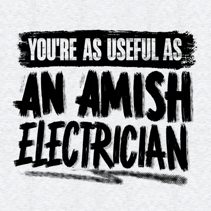 Amish Electrician - Safety Yellow Hi-Vis T-Shirt