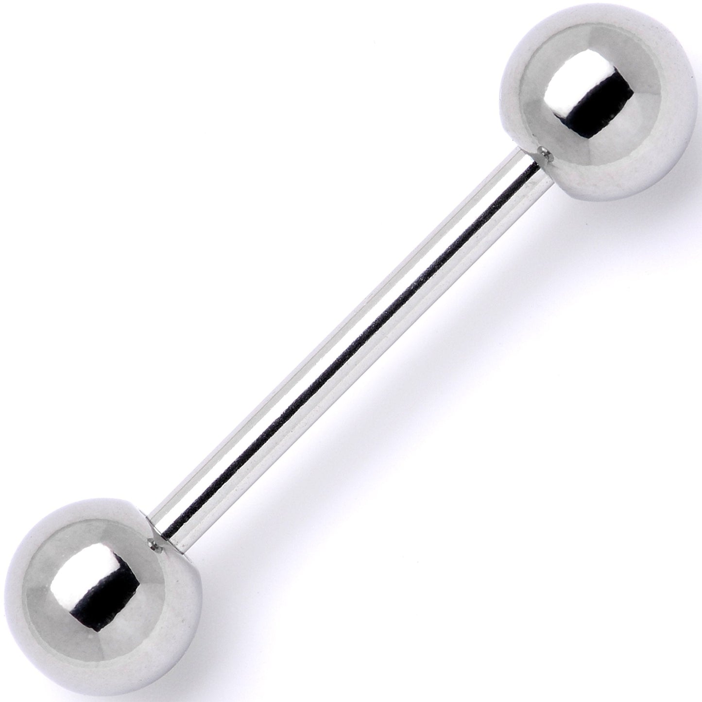 14G Stainless Steel Barbell Tongue Ring 5/8 6mm