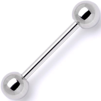 14G Stainless Steel Barbell Tongue Ring 5/8 6mm