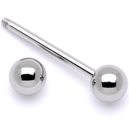 14G Stainless Steel Barbell Tongue Ring 5/8 6mm