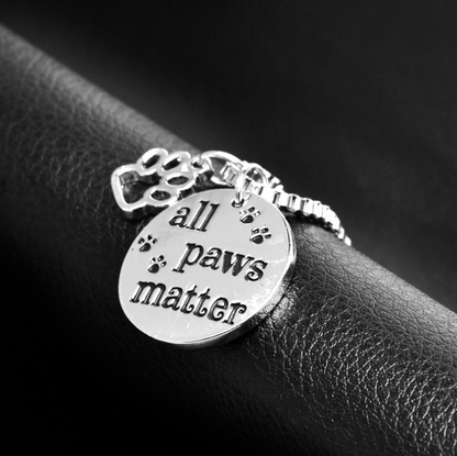 All Paws Matter Pendant Necklace
