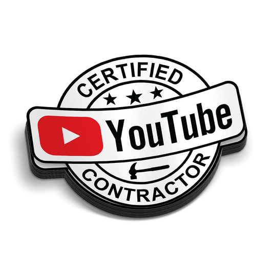 YT Contractor Hard Hat Decal