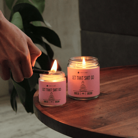 Let That Shit Go (pink) - Funny Candle - Jaico Online Shop