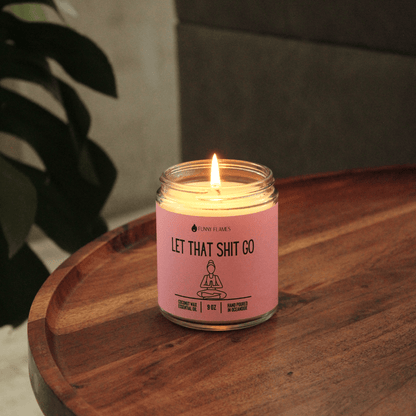 Let That Shit Go (pink) - Funny Candle - Jaico Online Shop