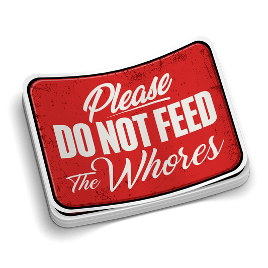 Do Not Feed - Hard Hat Decal