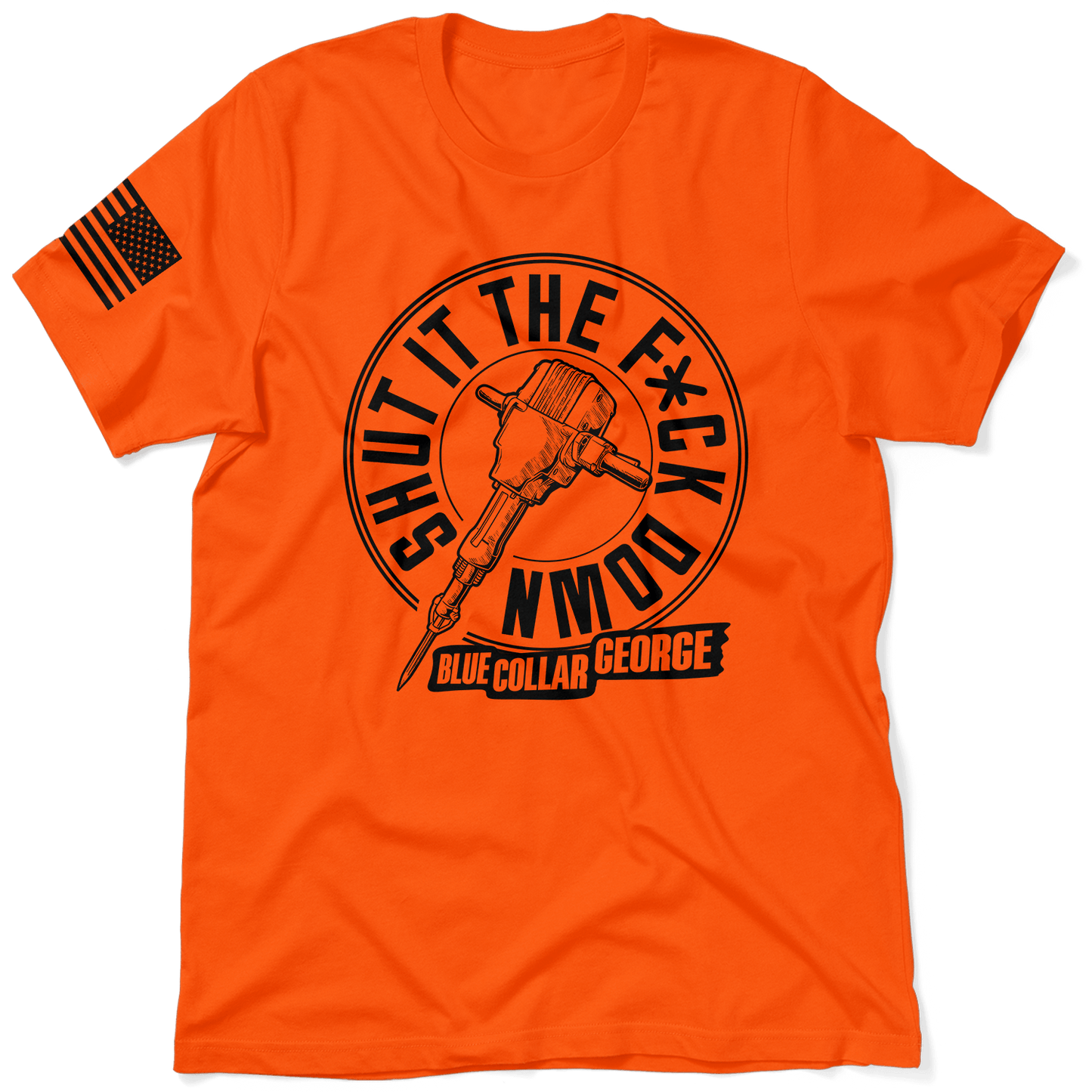 Blue Collar George Shut It - Safety T-Shirt