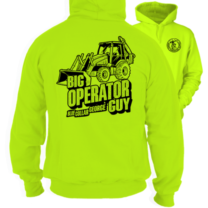 Blue Collar George - Big Operator - Safety Hi-Vis Hoodie