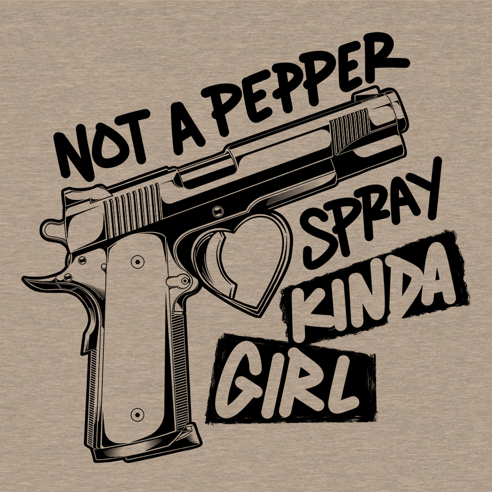 Pepper Spray Kind Of Girl - Hi Vis T-Shirt