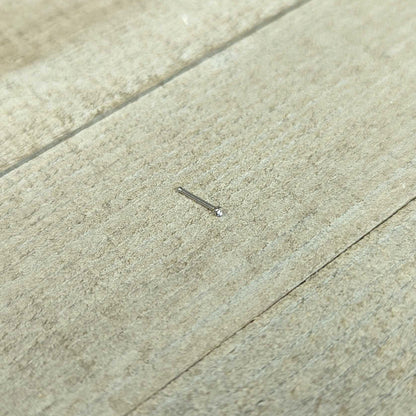 20G Stainless Steel Crystalline Gem Micro Nose Bone