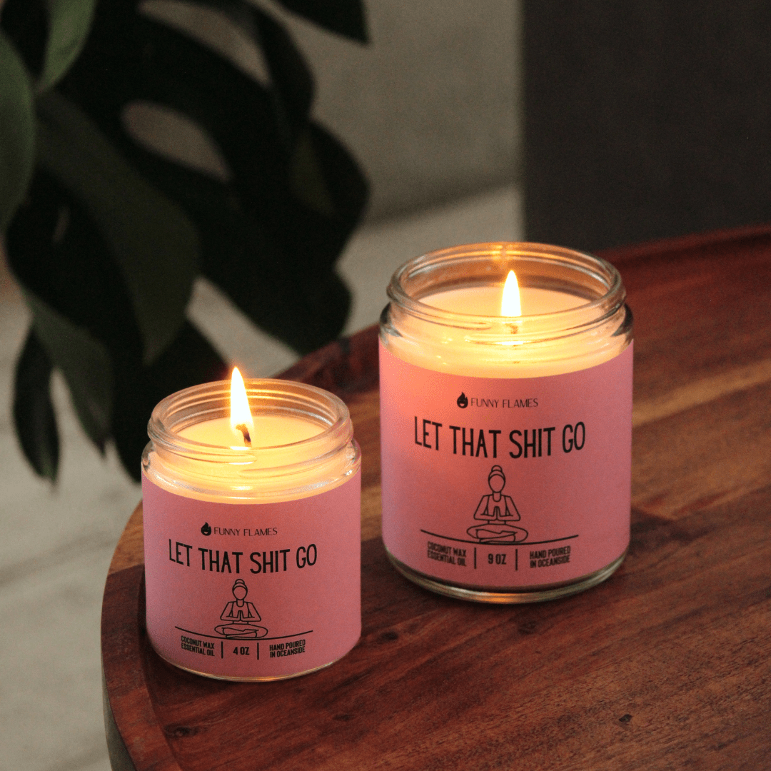 Let That Shit Go (pink) - Funny Candle - Jaico Online Shop