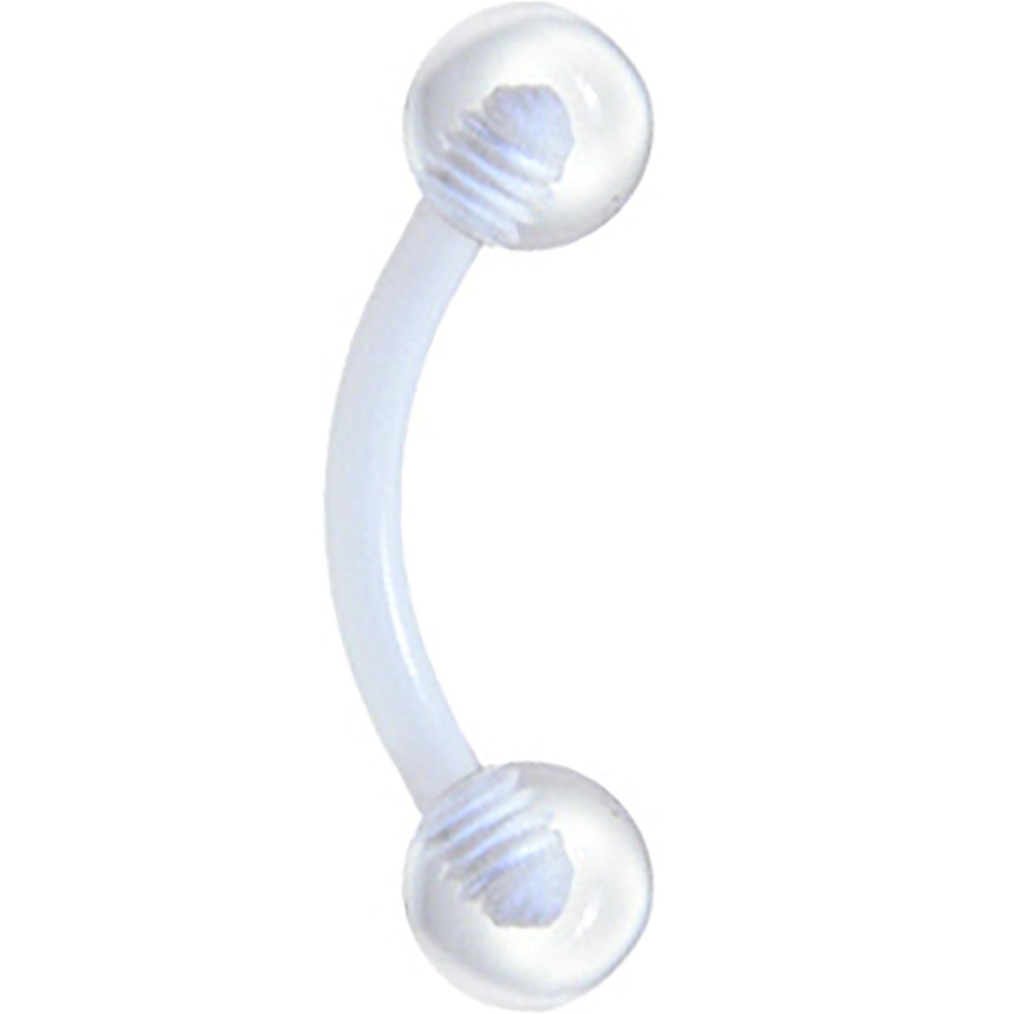 Bioplast Cool Clear Eyebrow Ring