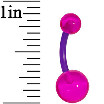 Bioplast Magenta Magic Belly Ring