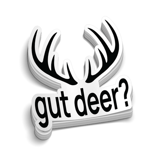 Gut Deer? Hard Hat Decal