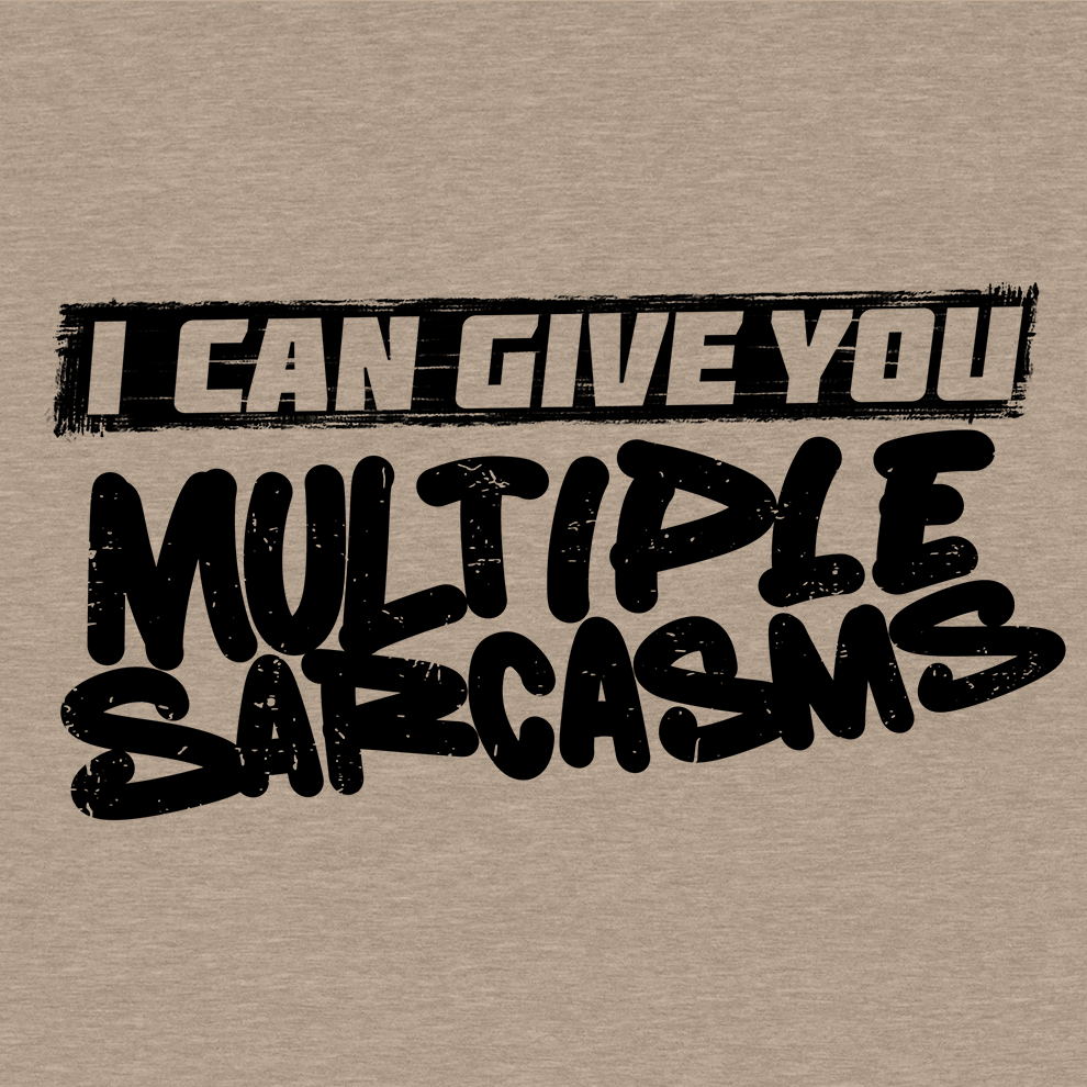 Multiple Sarcasms - Safety Yellow T-Shirt