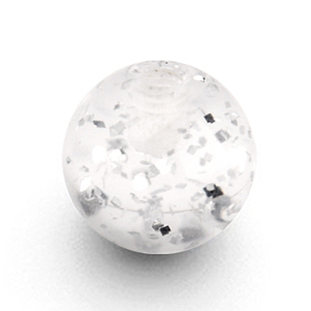 Clear Glitter UV Replacement Ball - 6mm