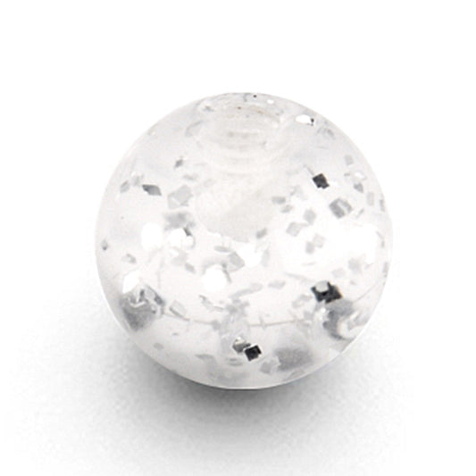 Clear Glitter UV Replacement Ball - 6mm