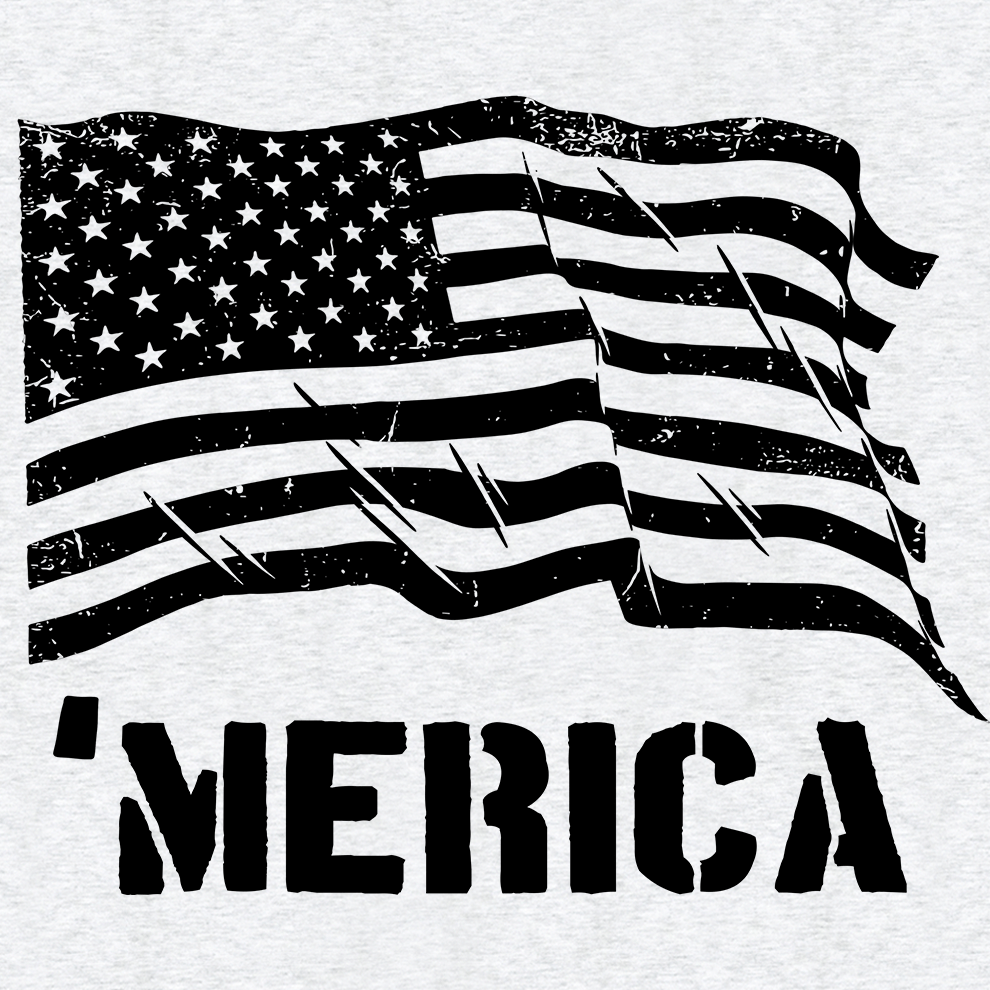 Merica - Safety Yellow T-Shirt