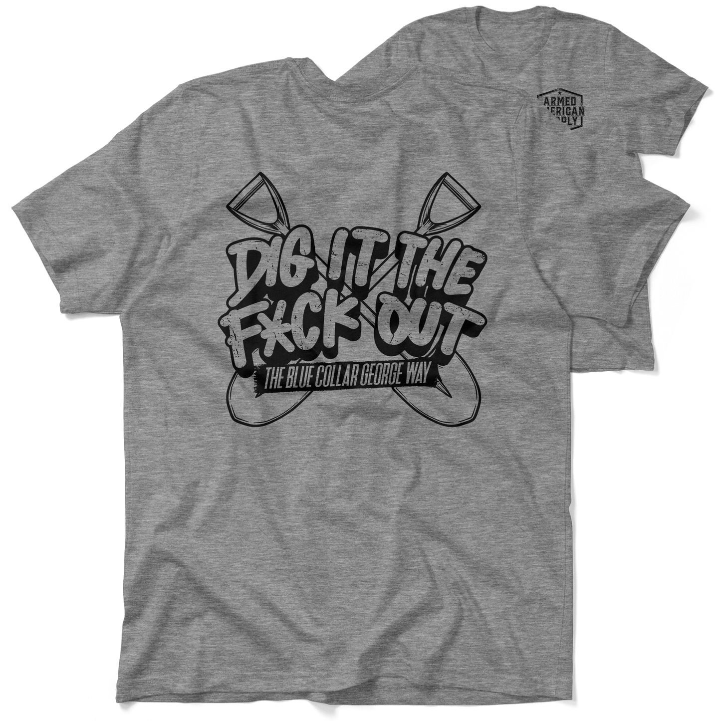 Blue Collar George Dig It - Safety T-Shirt