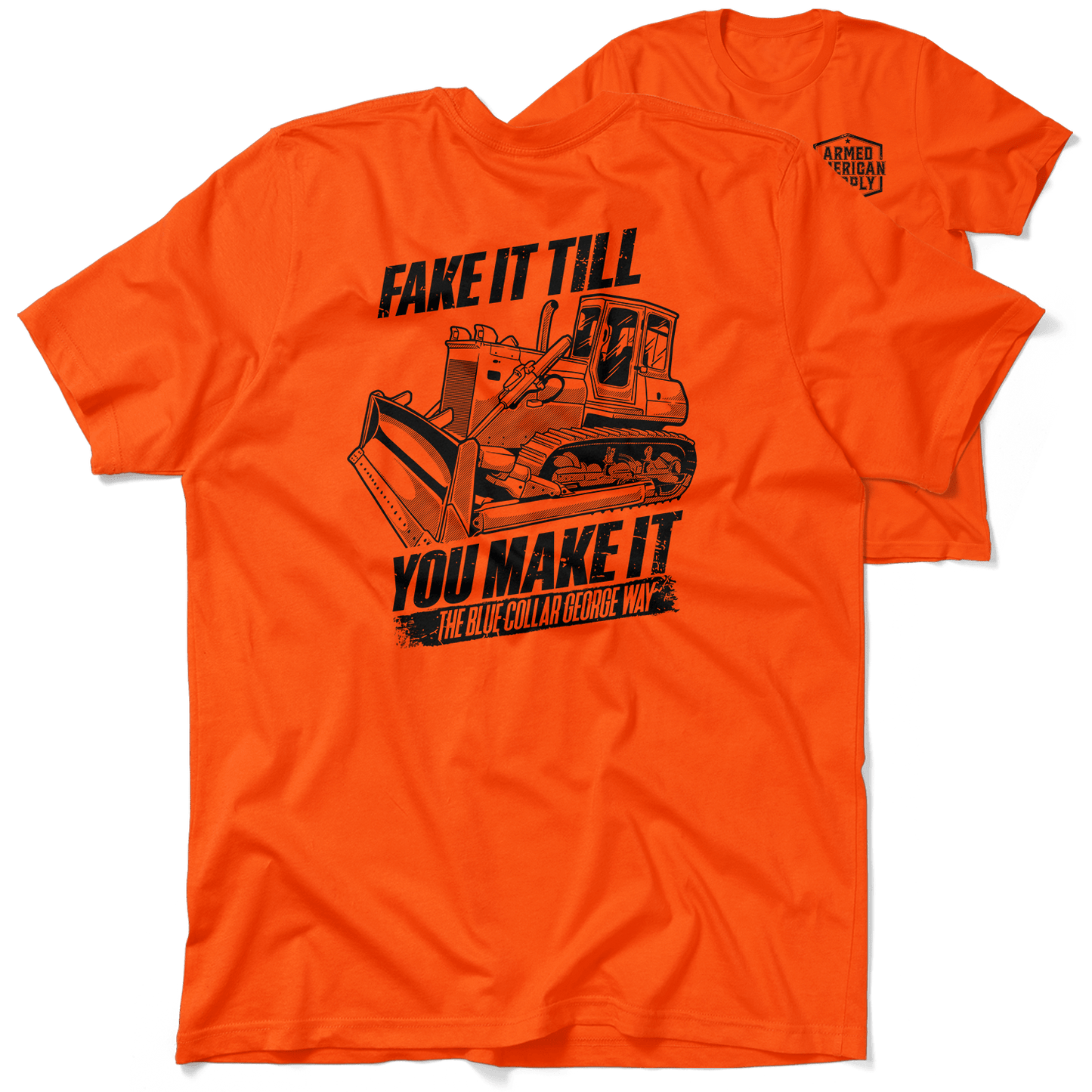 Blue Collar George Fake It - Safety T-Shirt