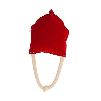 Country Living Faux Leather Red Barn Dog Chew Toy – Safe, Long-Lasting, and Non-Toxic