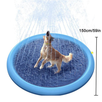 Pet Dog Sprinkler Pad Play Cooling Mat