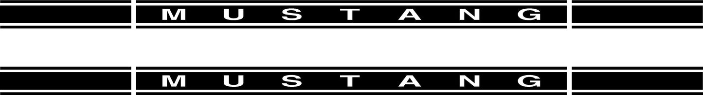"Mustang" Rocker Stripes for 2005-2009 Ford Mustang