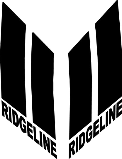 Fender "RIDGELINE" Slash Decals for 2017-2024 Honda Ridgeline (x2)