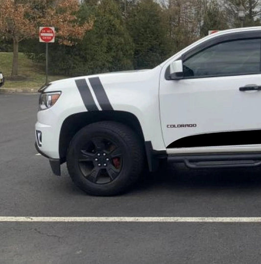 Fender Stripe Decals for 2015-2021 Chevrolet Colorado (x2)