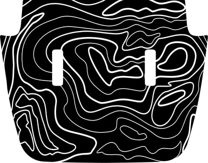 Hood "Topographic" Decal Cover for 2018-2021 Jeep Gladiator