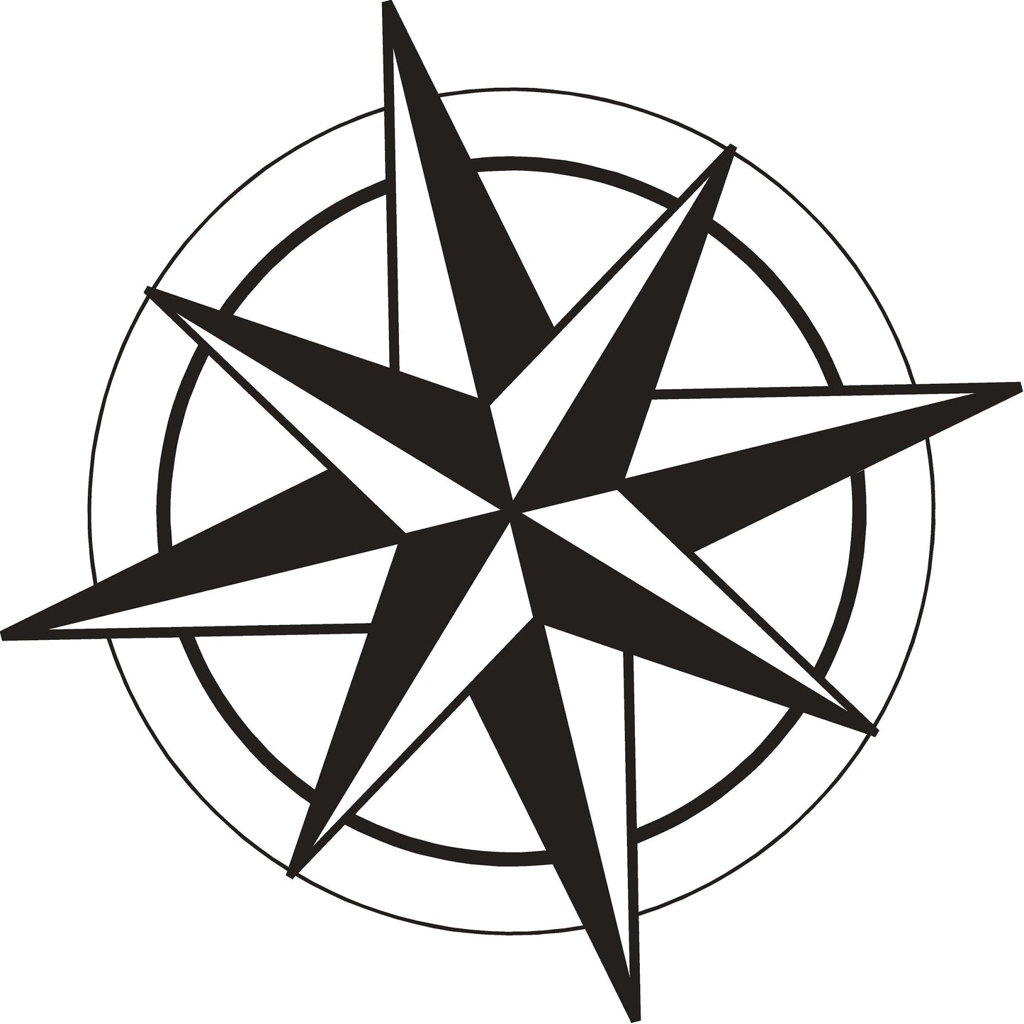 Side "Compass" Sail Panel Decal for 2017-2021 Jeep Compass (x2)