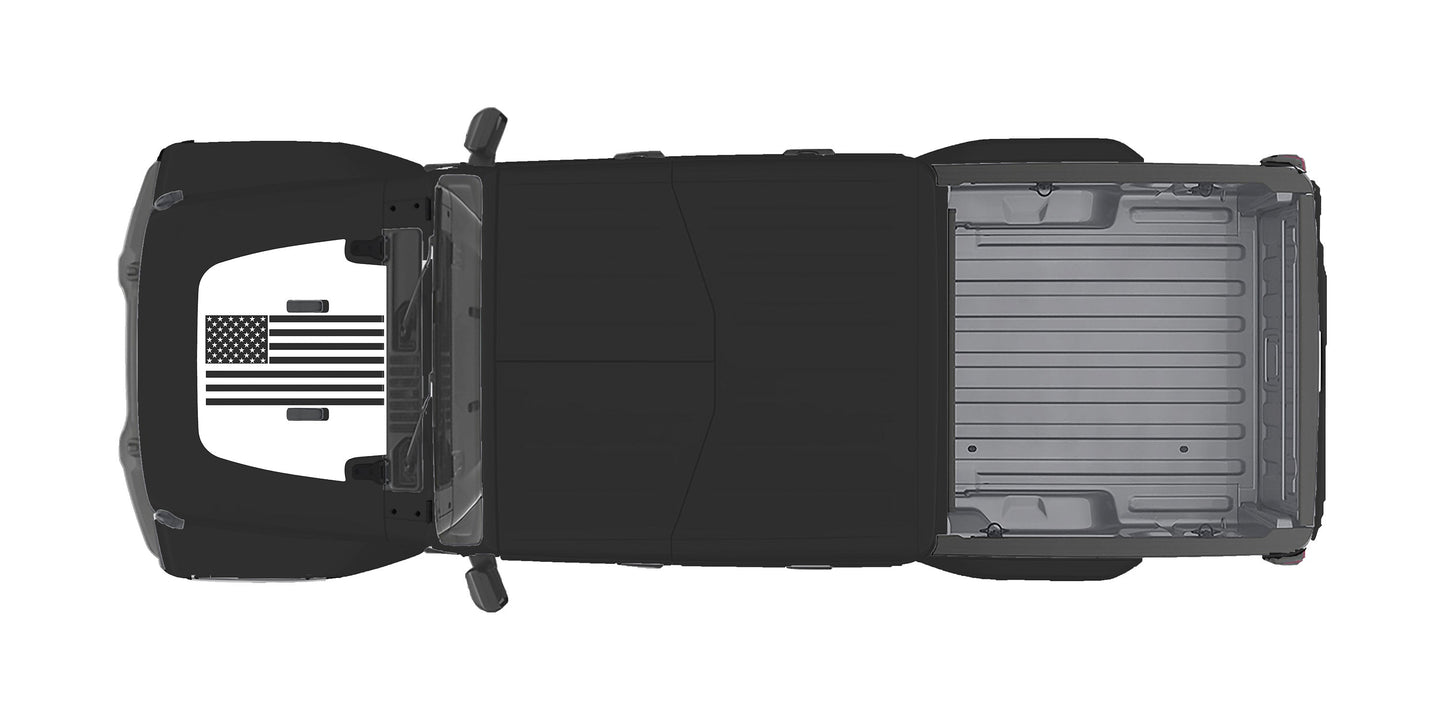 Hood "Flag" Decal Cover for 2018-2021 Jeep Gladiator