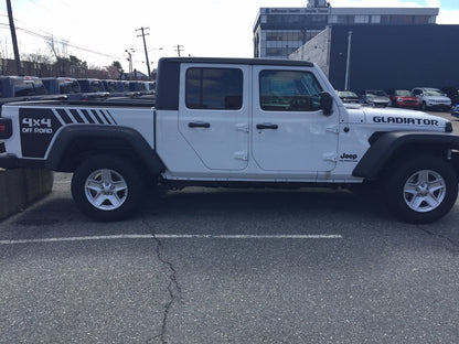 4x4 Off Road Quarter Stripe Decal Graphic for 2020-2021 Jeep Gladiator (x2)