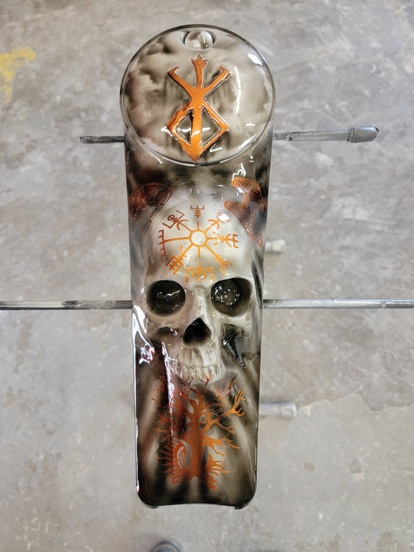 Harley Davidson 3D birth of berserker themed console