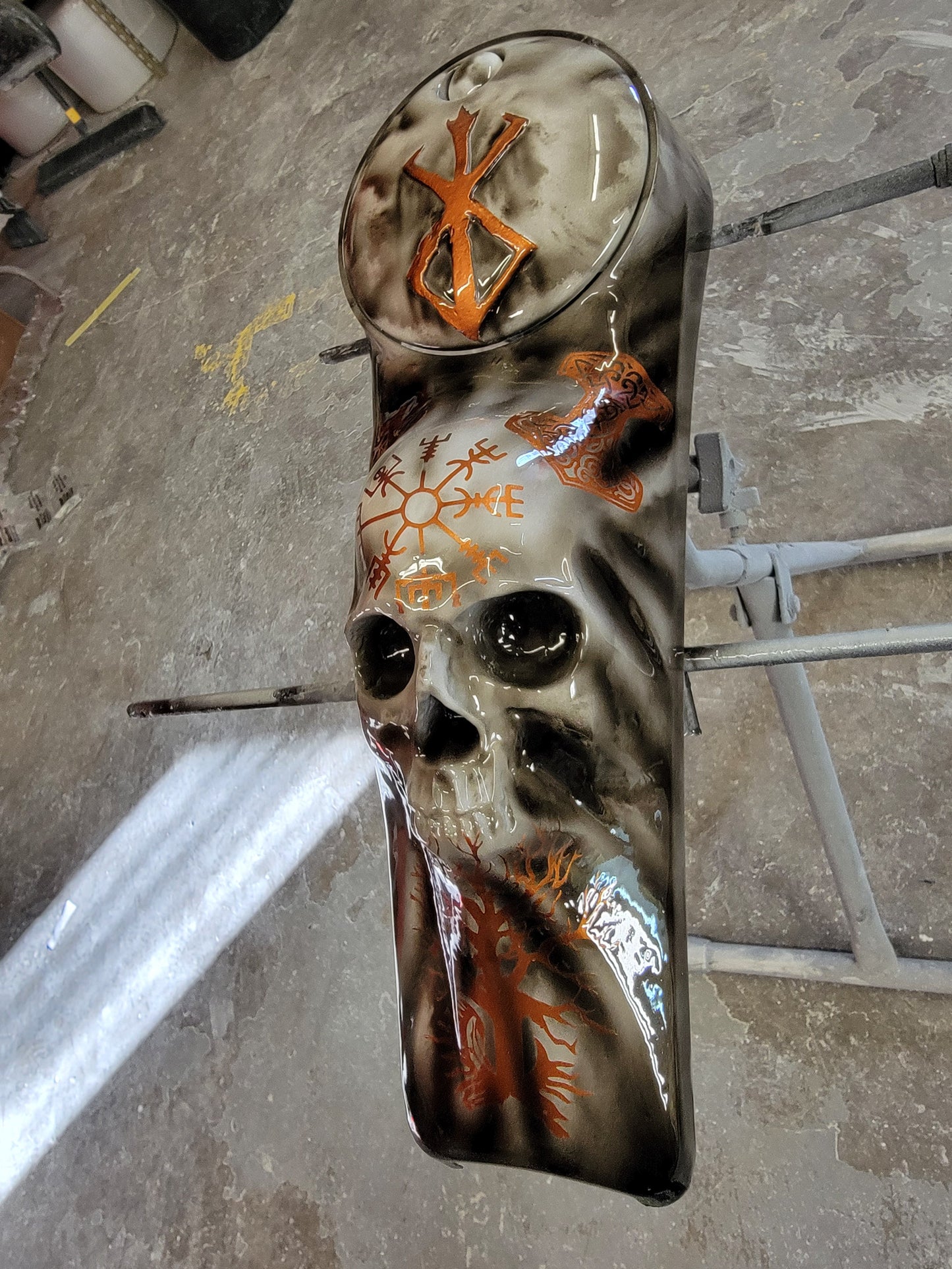 Harley Davidson 3D birth of berserker themed console