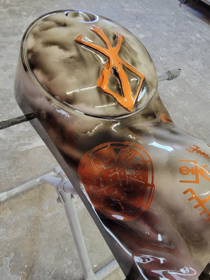 Harley Davidson 3D birth of berserker themed console