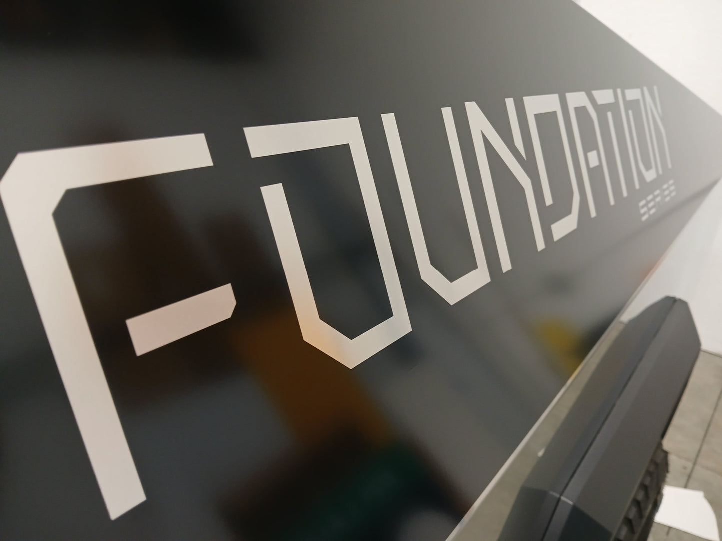 "Foundation Series" Bedside Panel Decals For The 2023-2026 Tesla Cybertruck (x2)