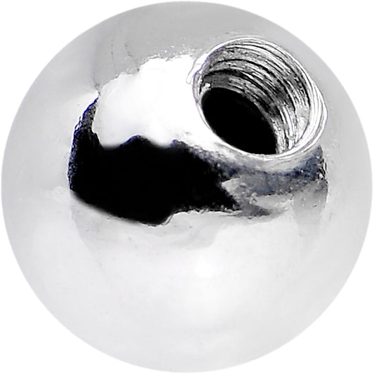Solid 14k White Gold Replacement Ball 3mm - 16G