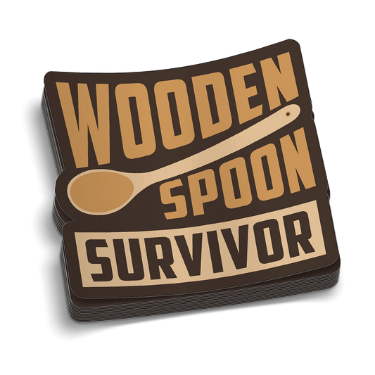 Wooden Spoon Hard Hat Decal