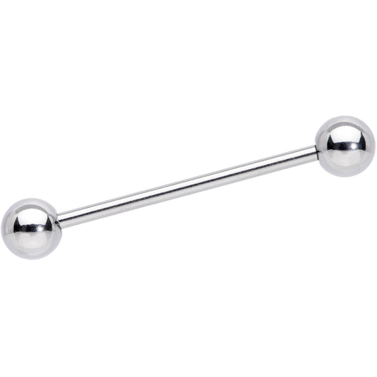14G STEEL BARBELL Ring 1 inch 6mm