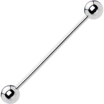 14G Straight Stainless Steel Barbell 1 1/4 6mm
