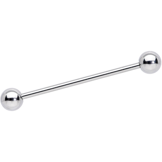14G Straight Stainless Steel Barbell 1 1/4 6mm