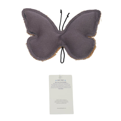 Country Living Canvas & Jute Butterfly-Shaped Dog Chew Toy – Durable, Safe and Non-Toxic