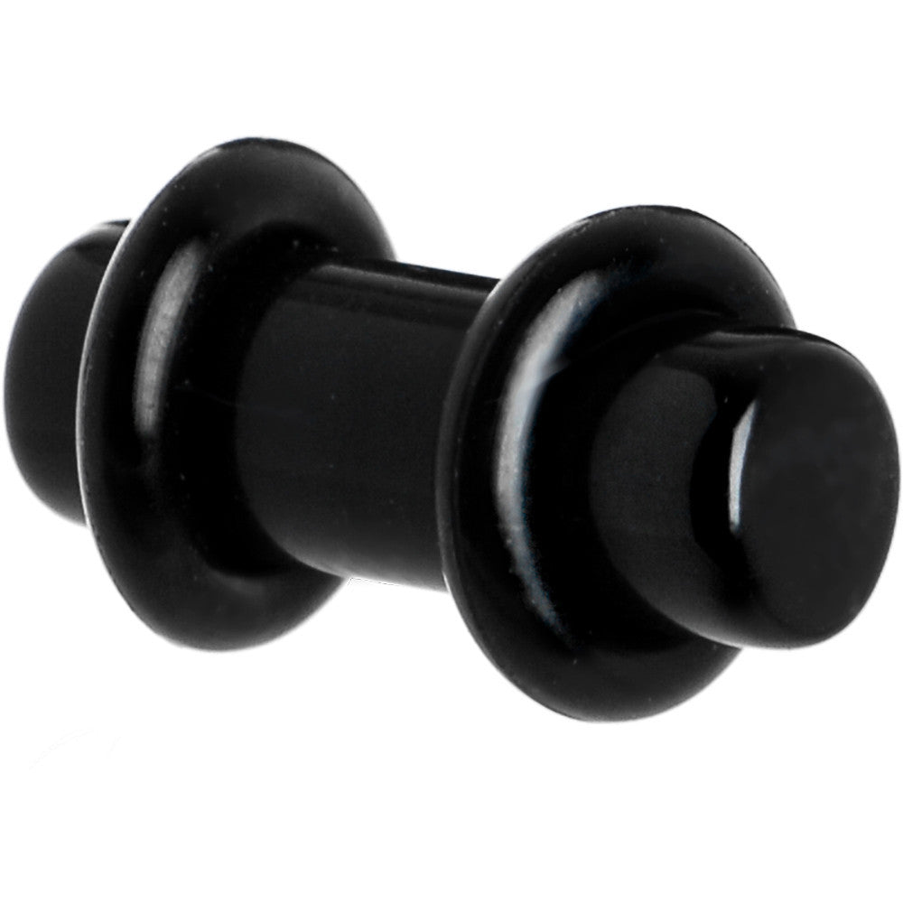 4G Black Acrylic Plug