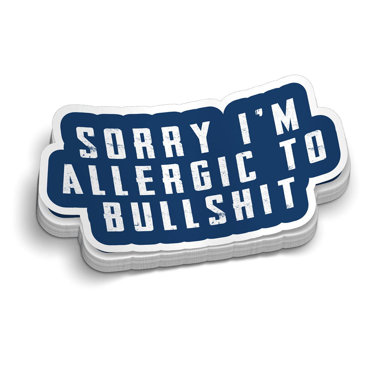 Allergic - Hard Hat Decal