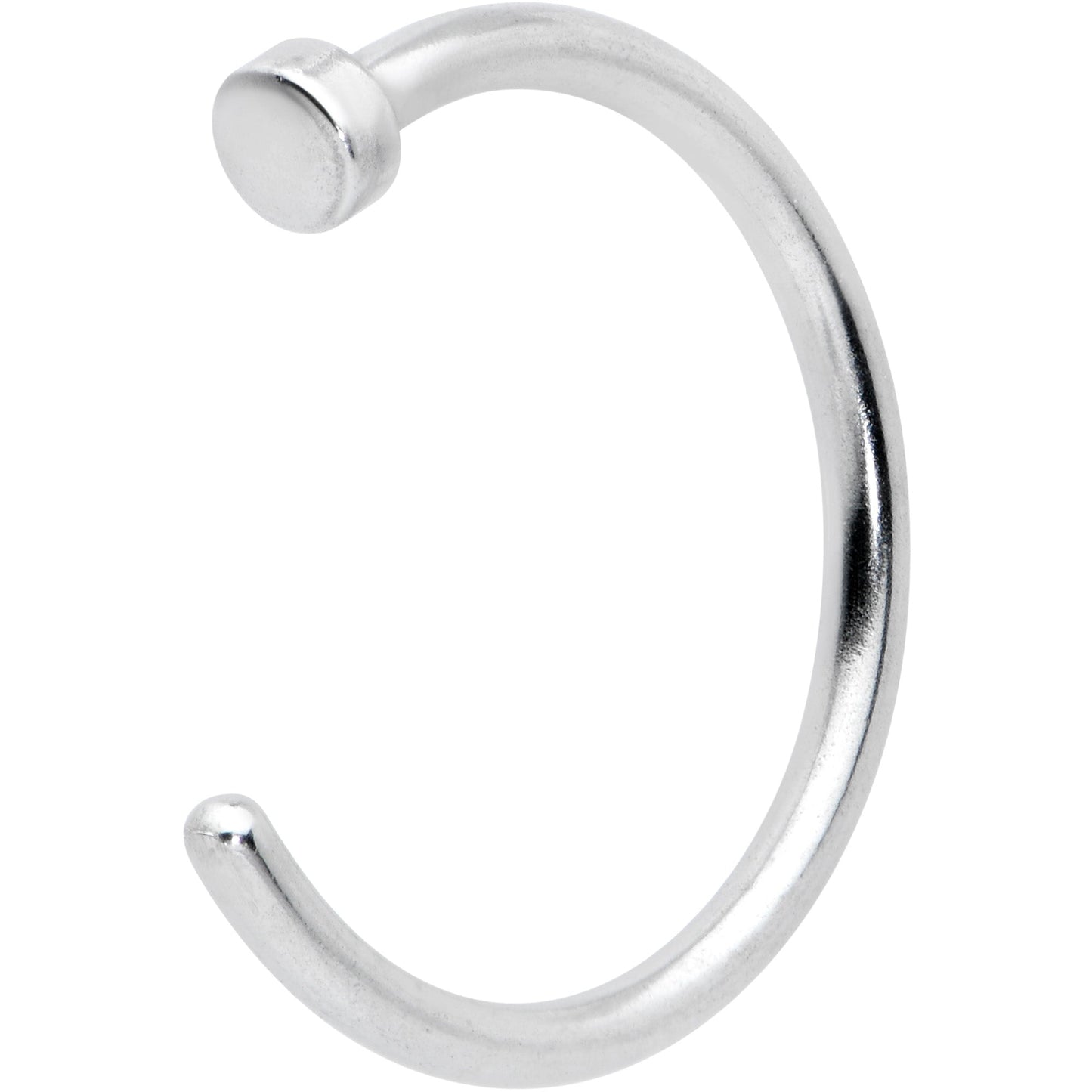 18G Stainless Steel Nose Hoop - 3/8