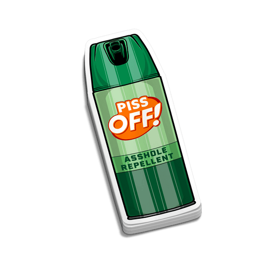 Piss Off - Hard Hat Decal